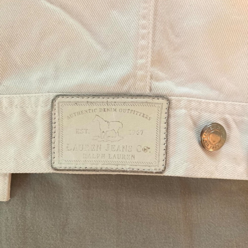 Ralph Lauren denim jacket white - Picture 4 of 4